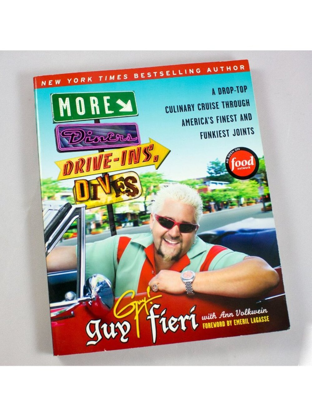 More Diners Drive-Ins & Dives By Guy Fieri Paperback Food Network 2009